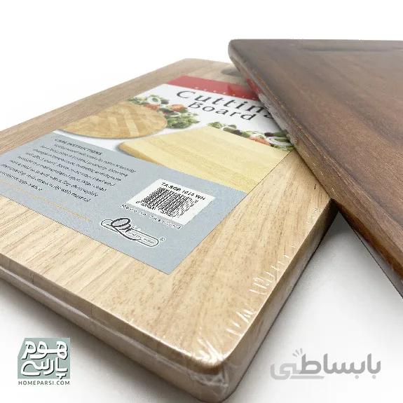 تخته گوشت دسته چوبی روشن