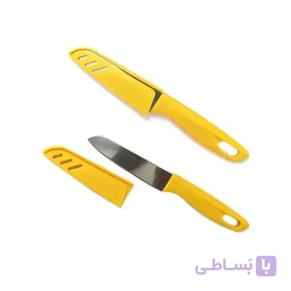 چاقو آشپزخانه غلاف دار رنگی