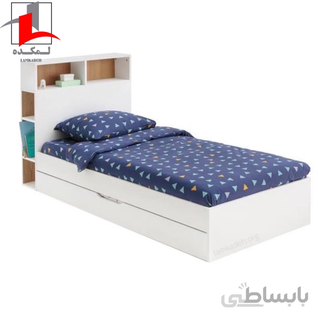 تخت خواب یکنفره لمکده مدل fmd