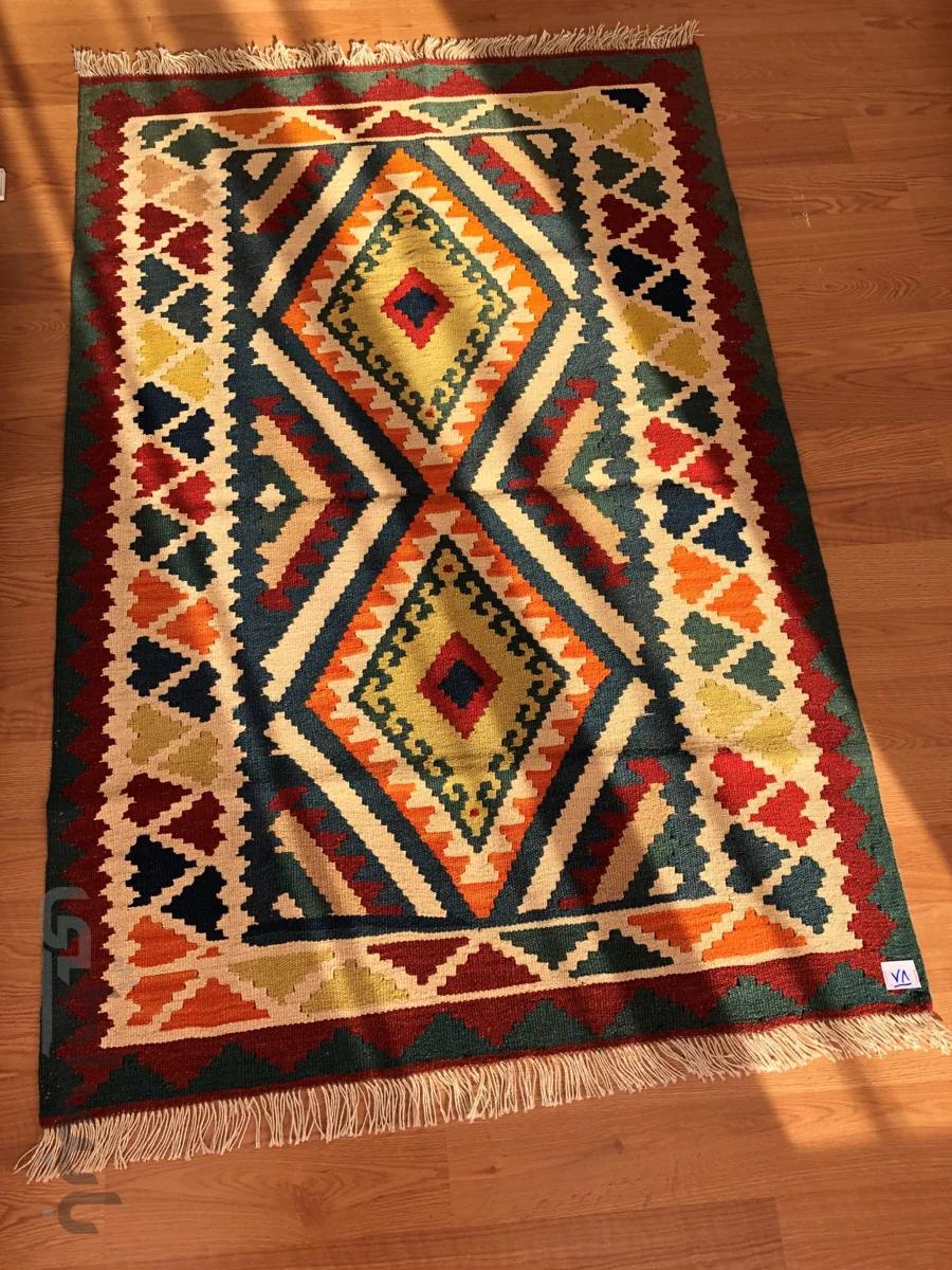 گلیم دورو دستبافت رج code 78 G ا Persian handmade kilim