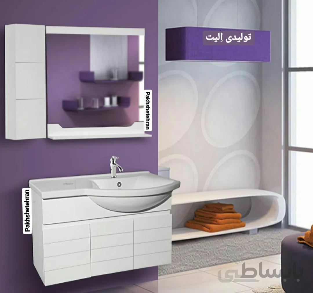 روشویی کابینت دار آرشا دیواری90 سانت ا روشویی کابینت دار آرشا دیواری90 سانت