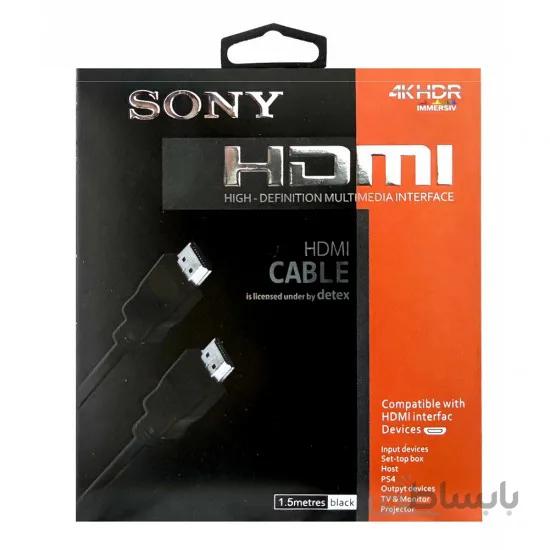 کابل HDMI طول 1.5 متری DETEX SONY 4K