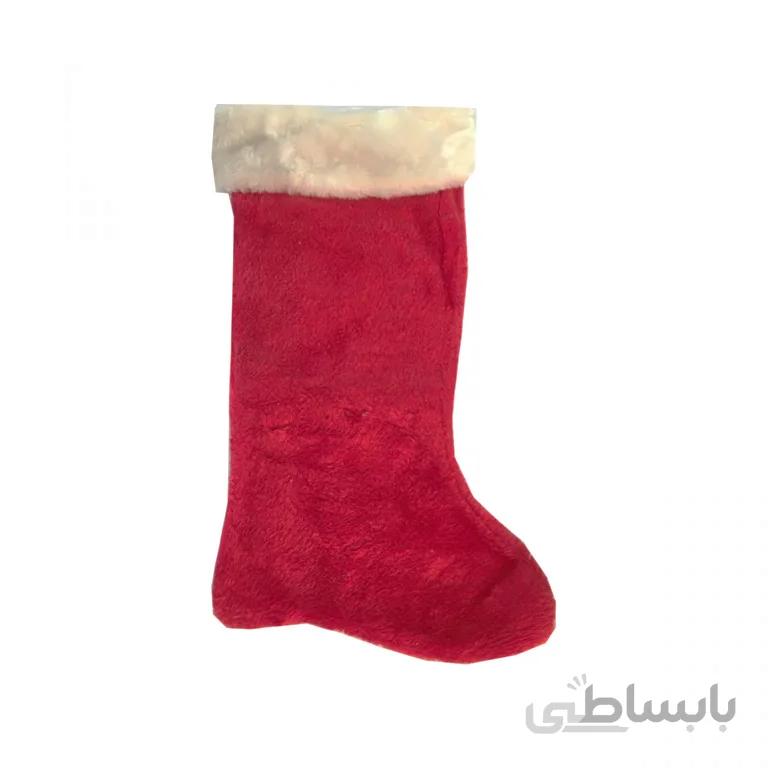 آویز جوراب بابانوئل کریسمس مدل STCH220