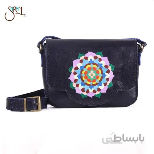 کیف چرم دست دوز زنانه نقاشی مدل 1103