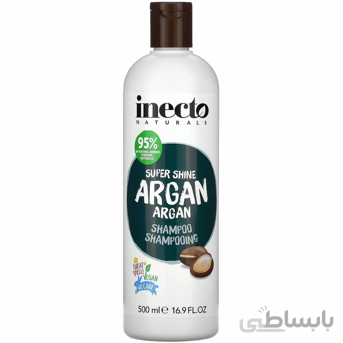 شامپو آرگان اینکتو، ترمیم کننده و درخشان کننده موها حجم 500میل