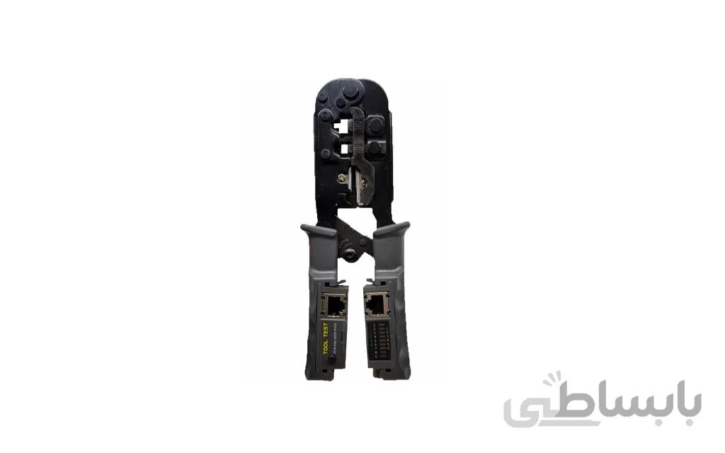 آچار سوکت زن و تستر کابل شبکه اچ اس مدل HS-N5684CR ا Female socket wrench and HS network cable tester model HS-N5684CR