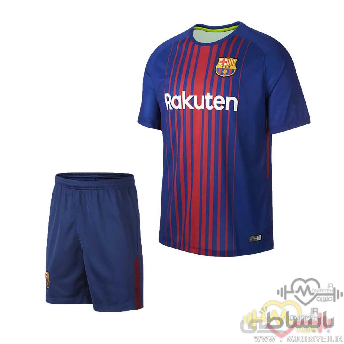 شورت وتیشرت ورزشی مدل Messi-2019 طرح بارسلونا