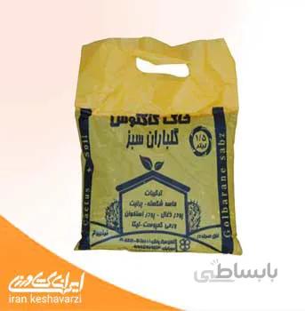 خاک کاکتوس 4 کیلویی گلباران سبز مناسب برای انواع کاکتوس