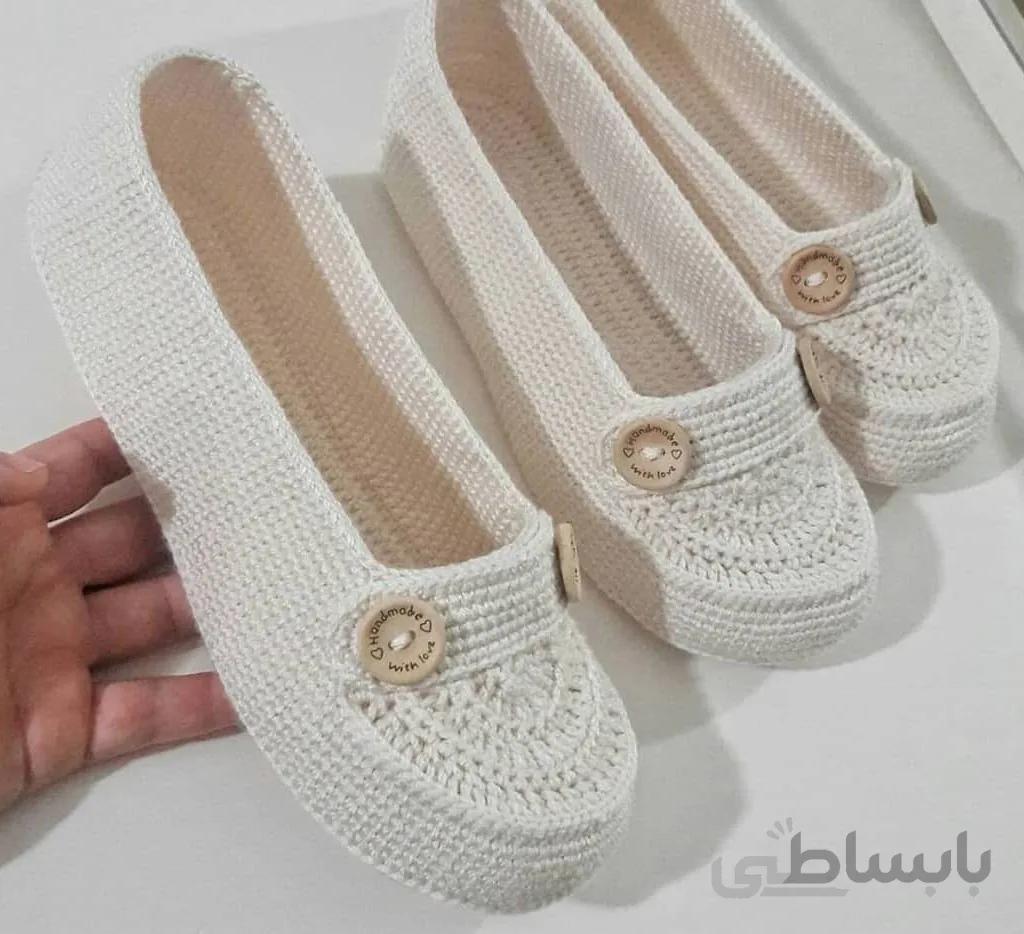 پاپوش بافتنی sidra مدل ss125