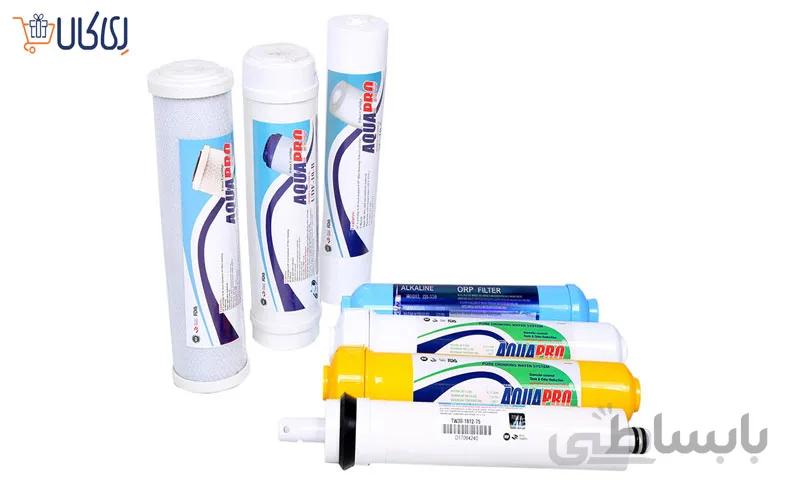 فیلتر دستگاه تصفیه آب آکوا پرو AQUA PRO مدل RO مجموعه 6 عددی