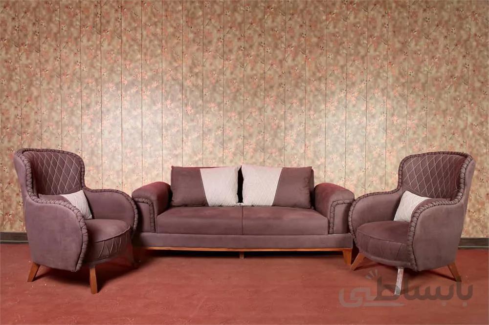 مبل مدل طنابی 7نفره راحتی با پارچه ملیتا و اونتوس ا 7-seater comfortable sofa with Melita and Ontus fabric