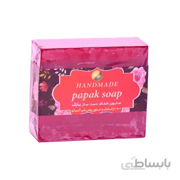 صابون گلیسیرینه روغن بکر آلبالو