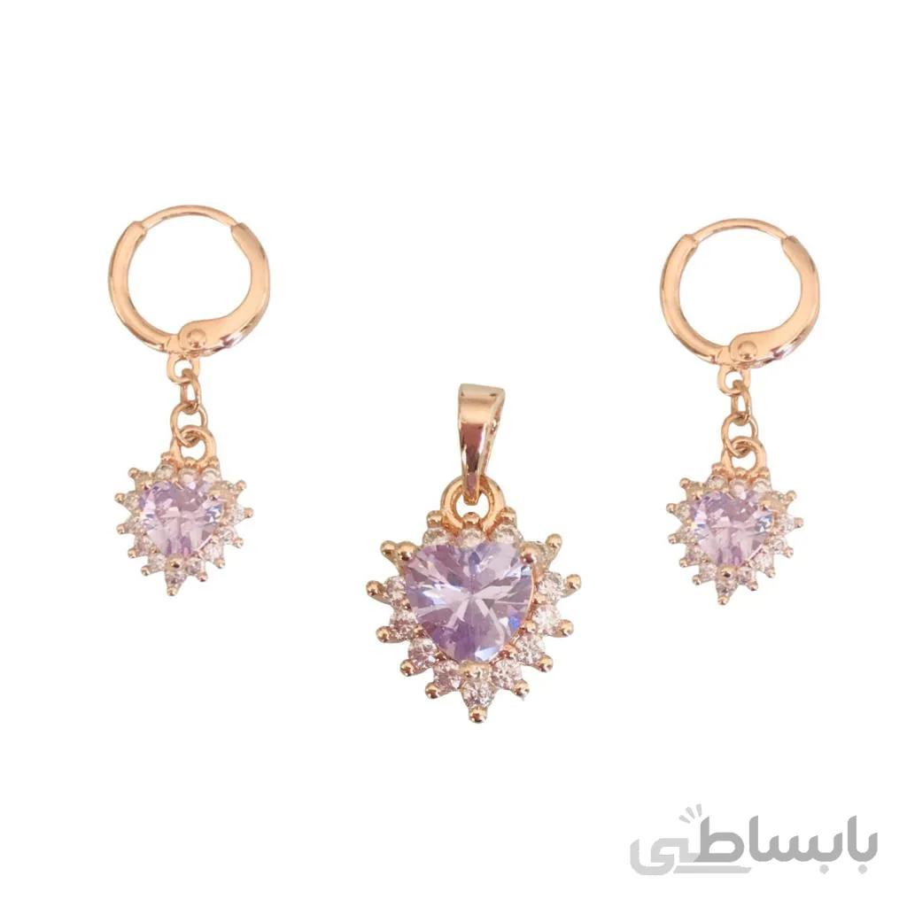 نیم ست طرح قلب ( برند M&L ژوپینگ)