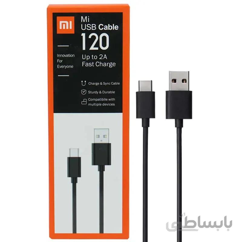 کابل Xiaomi 2A 1.2m Type-C پکدار