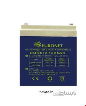 باتری شارژی 12 ولت 5 آمپر EURONET مدل NP5.0-12 ا Rechargeable battery 12 volt 5 Amps EURONET NP5.0-12 model