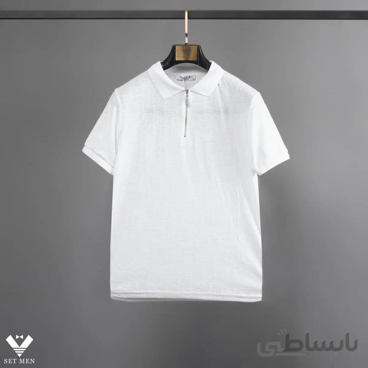 تیشرت diorیقه دار زیپ دار ty110