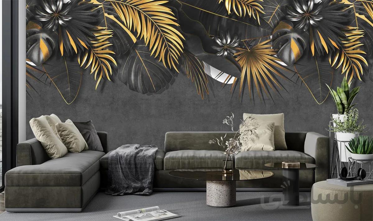 پوستر دیواری لاکچری برگ انجیری W10046000