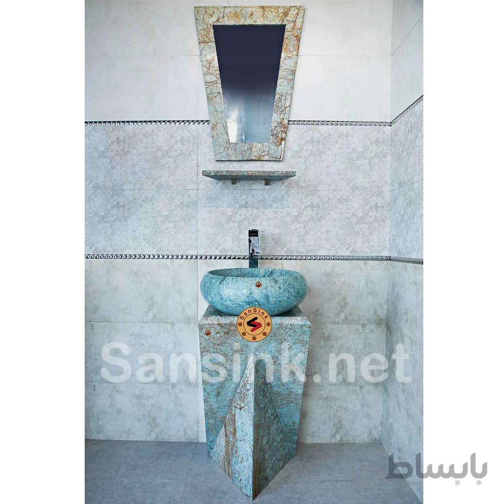 ست روشویی دایانا دوناتی گرانیت سبز