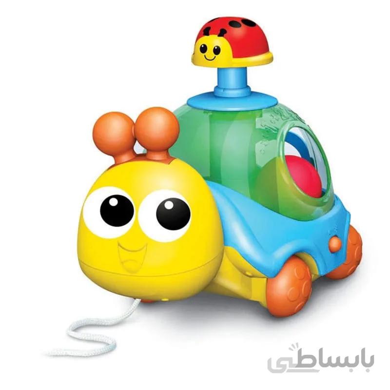 لاک پشت فشاری وین فان Winfun spin n pull turtle