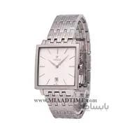 ساعت مچی ویولت مردانه کلاسیک صفحه مربع استیل صفحه سفید کد 0195G