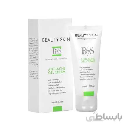 ژل کرم ضد جوش بی اس بیوتی اسکین مدل sebum & acne حجم 40 میلی لیتر ا bs sebum and acne cream