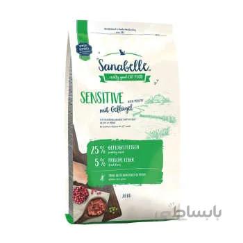 غذای خشک گربه سانابل مدل Sensitive Poultry وزن 2 کیلوگرم ا Sanabelle Sensitive Poultry Dry Food For Cat 2Kg
