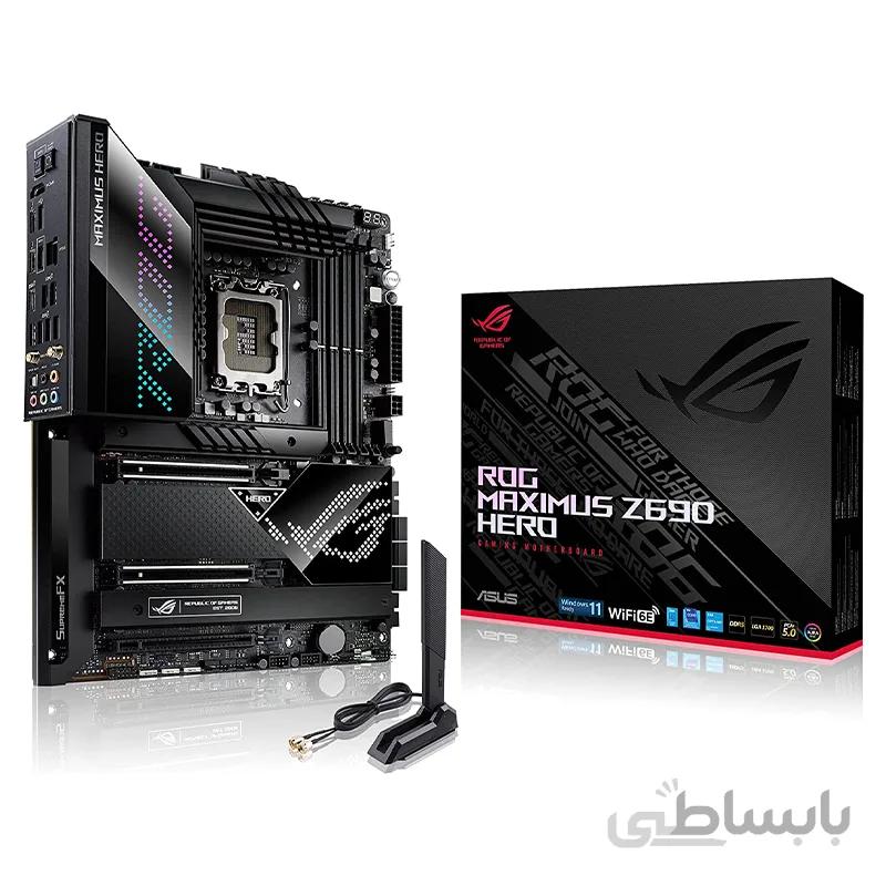 مادربرد ایسوس ASUS ROG MAXIMUS Z690 HERO – آکبند با گارانتی لایف
