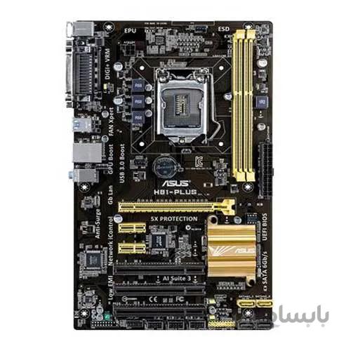 مادربرد ایسوس H81-PLUS سوکت 1150 ا ASUS H81-PLUS LGA 1150 Motherboard