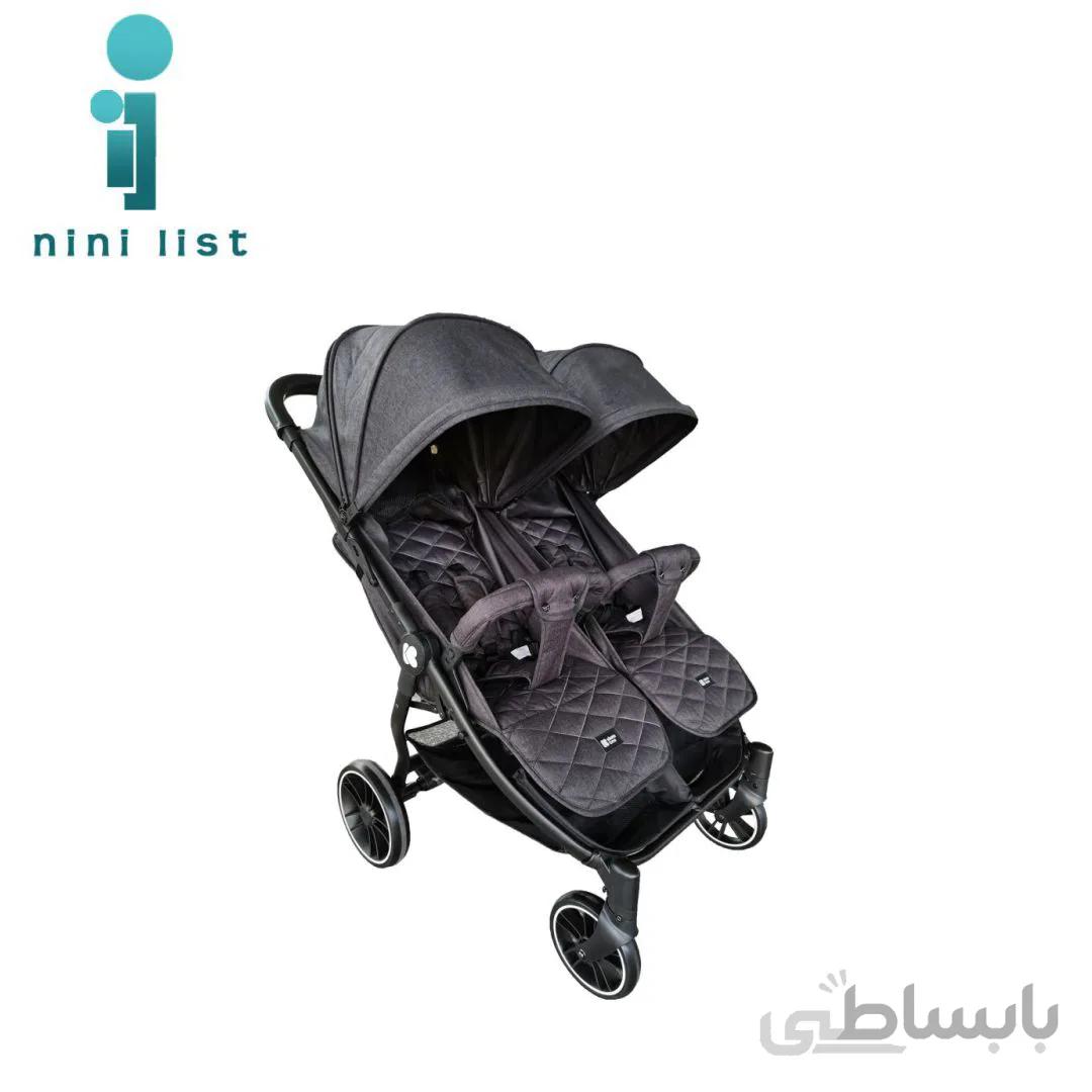 کالسکه دوقلو kikkaboo کیکابو مدل Twins