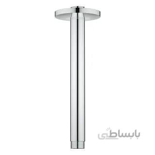 علم دوش توکار سقفی 18.6 سانتیمتری گروهه کد KGR1045 ا GROHE Tempesta Shower head elbow 186 mm