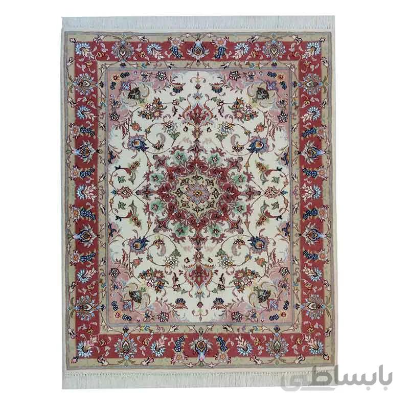 قالیچه دستباف طرح شجاعی تبریز بافت کاشمر ۱