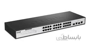 سوییچ 24 پورت به همراه 2 پورت Combo دی-لینک مدل DES-1026G