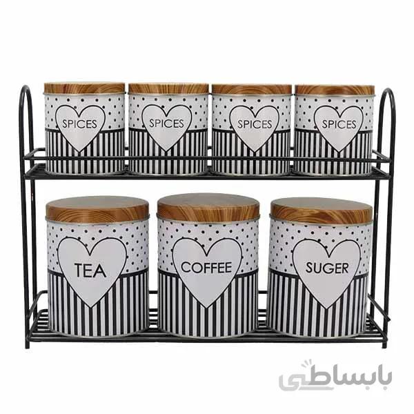 پاسماوری 7 پارچه قلبی