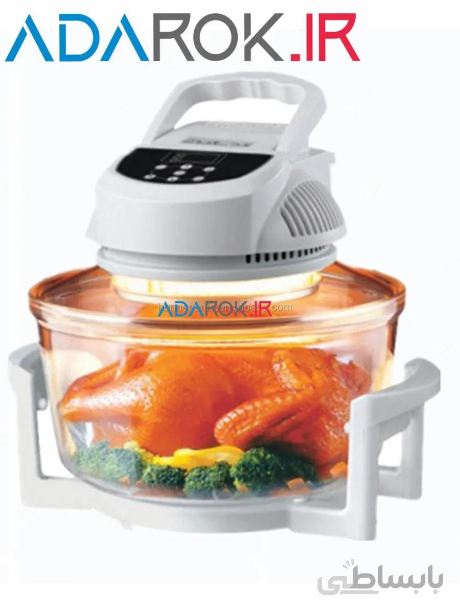 هواپز ۱۲ لیتری وولگا مدل ۱۳۰۰ واتی - VOLGA 12l Convection Oven - کد 275