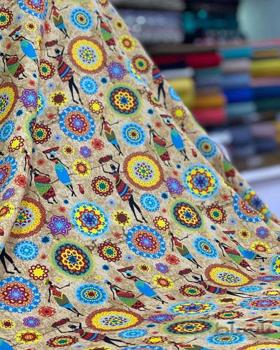 کرپ مازراتی طرحدار سنتی