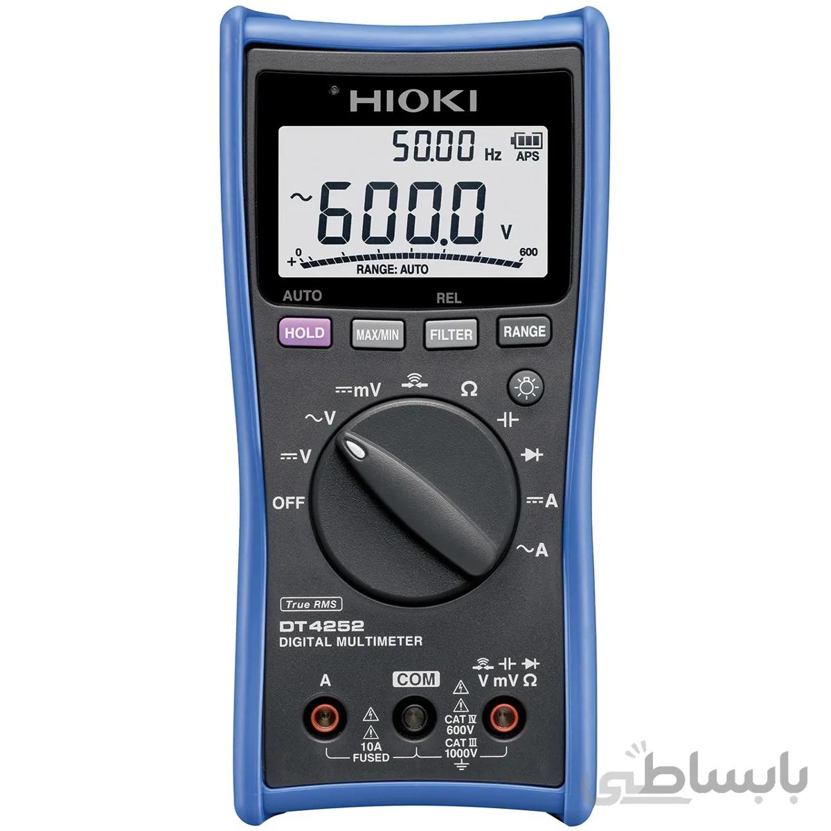 مولتی متر پرتابل دیجیتال هیوکی DT4252 ا DIGITAL MULTIMETER DT4252 HIOKI