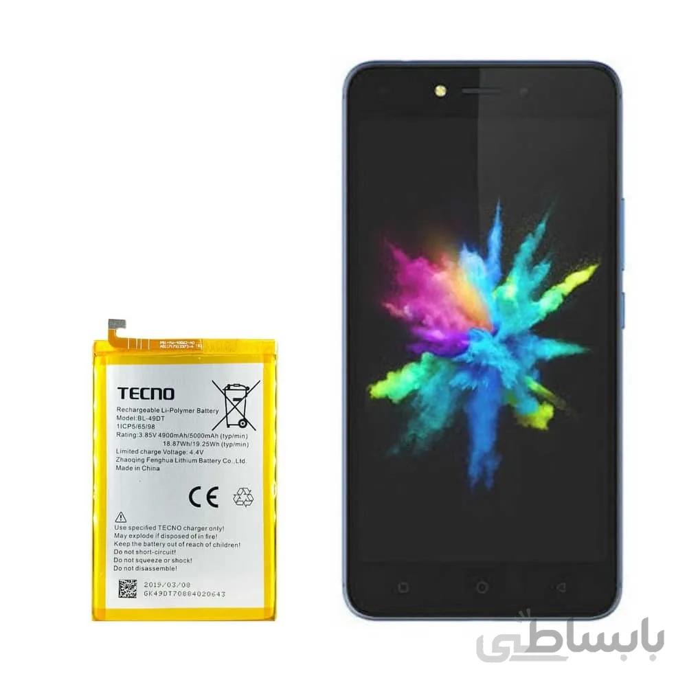 باتری گوشی تکنو Tecno Pouvoir 1 با کد فنی BL-49DT