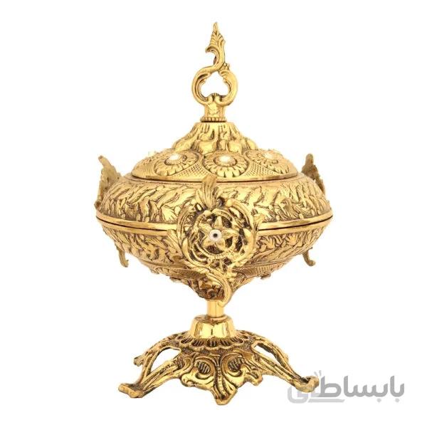 شکلات خوری برنزی طرح یاسی ۴ گل کد ۱۰۲۸