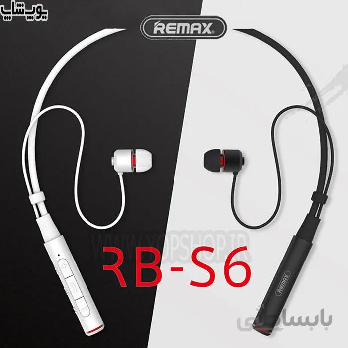 هدست بلوتوث استریو ریمکس مدل RB-S6 ا REMAX RB-S6 Neckband Bluetooth Earphone