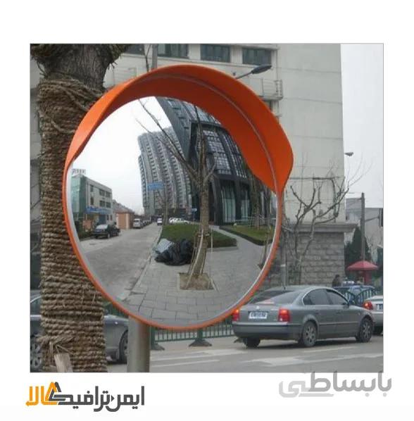 آینه محدب ترافیکی فریم دار پلی کربنات قطر 60 ا Polycarbonate-Frame Traffic Convex Mirror with 60cm Diameter