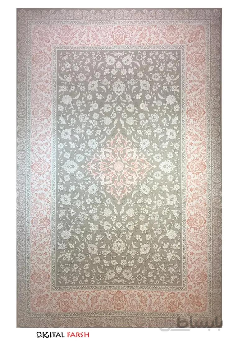 فرش آرمانی طرح افشان صورتی ا armani-felorance-c