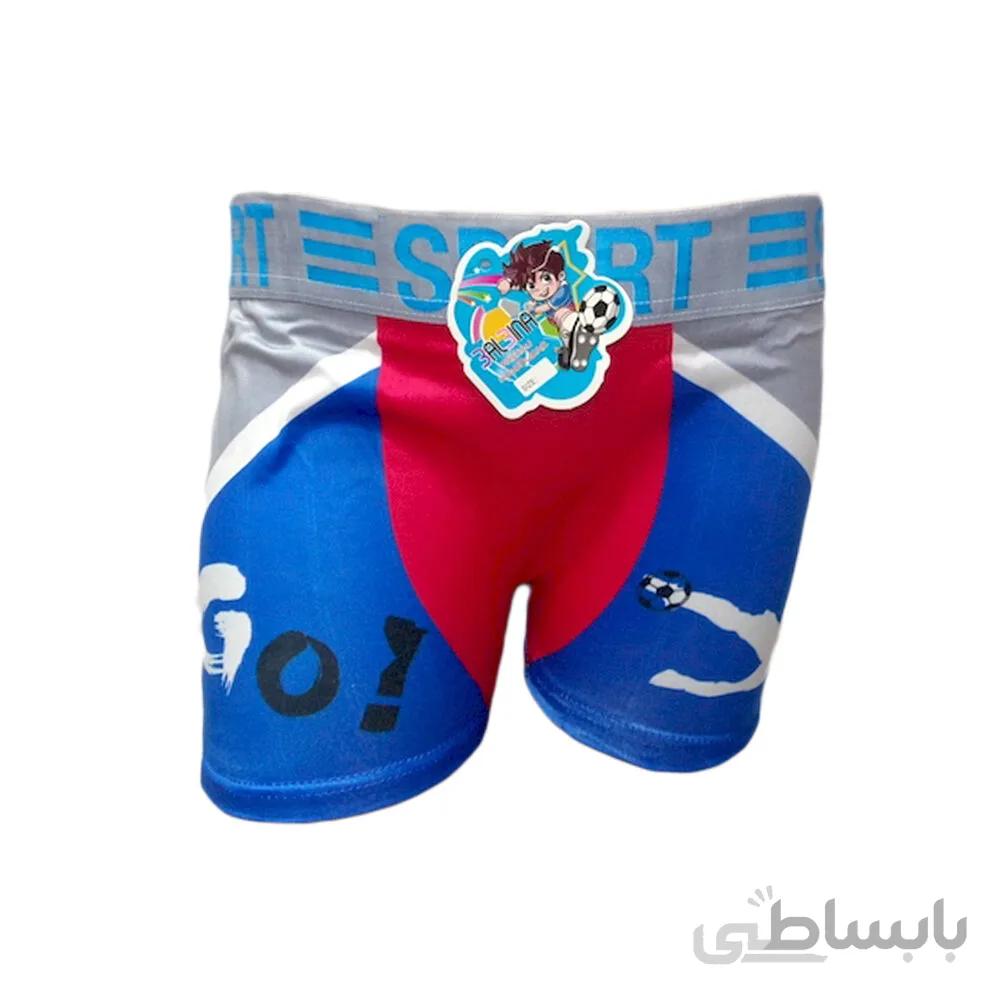 شورت استرج پادار پسرانه طرح فوتبال