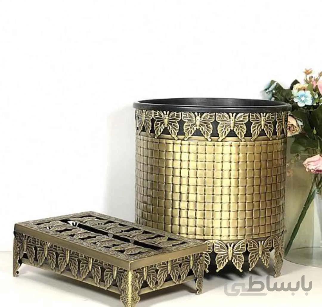 سطل و دستمال پروانه خاتم