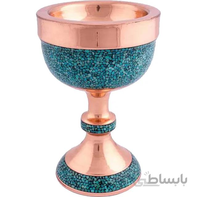 سنگاب فیروزه کوب ارتفاع 25 سانتی متر کد F 226