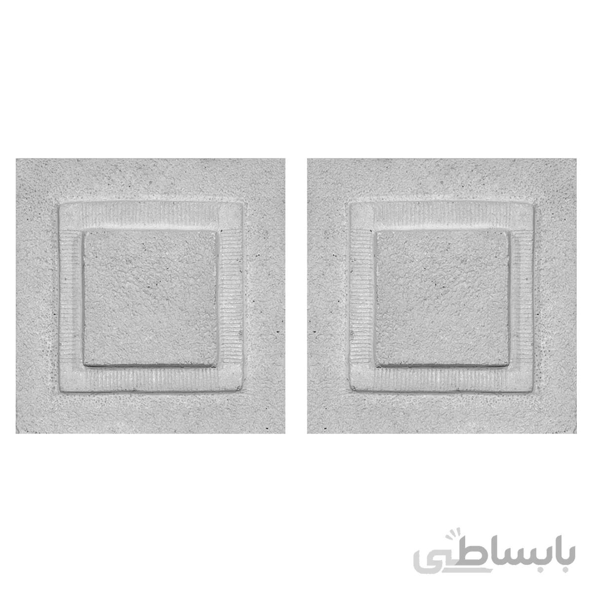 دیوارپوش تندیس و پیکره شهریار مدل امای کد W1010 16 بسته 2 عددی