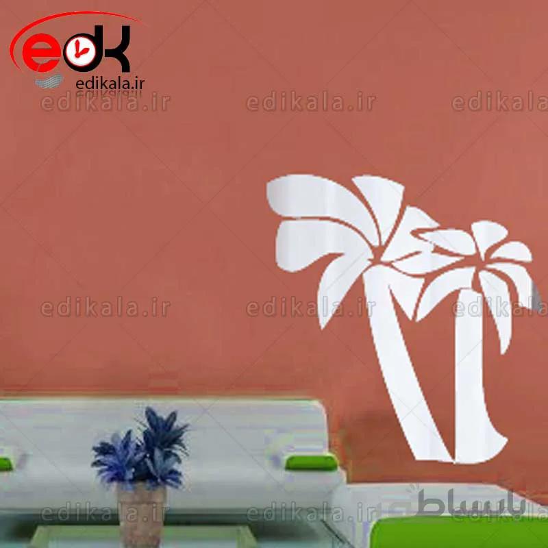 اینه دکوراتیو دیواری فانتزی طرح نخل در پنج رنگ