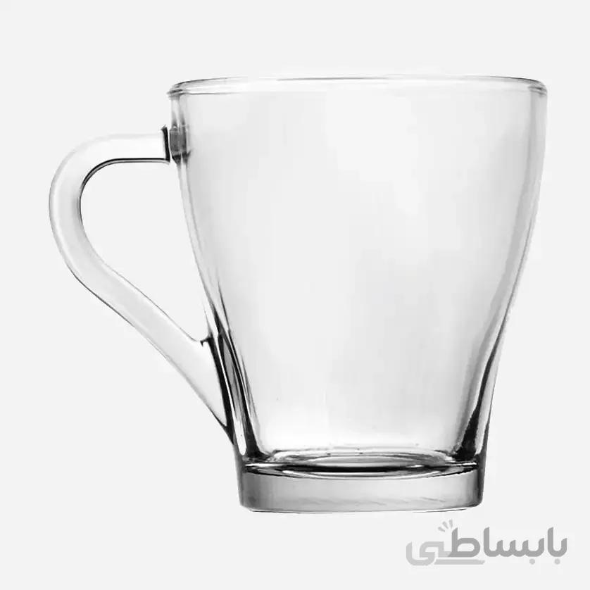 لیوان دسته دار محک شلغمی لومینارک Luminarc Mahak