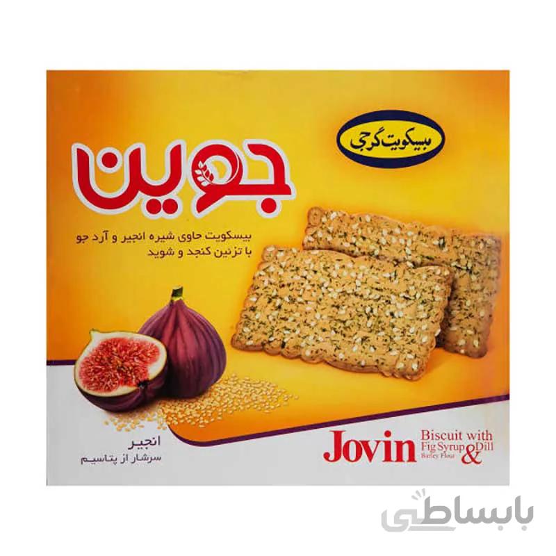 بیسکویت جوین گرجی باطعم شیره انجیر و آرد جو 920 گرم