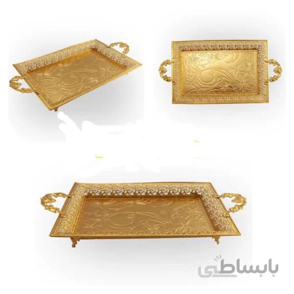 سینی پذیرایی پیوترامپریال طلایی