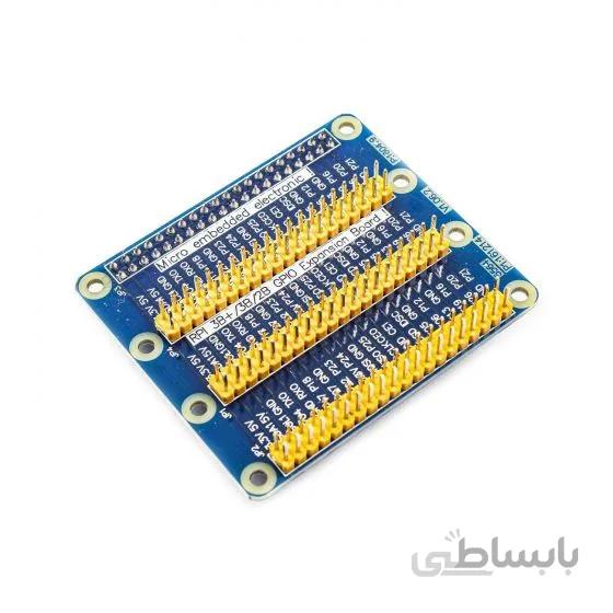 برد توسعه GPIO مناسب برای رسپبری پای 3B/3B+/4 ا Raspberry Pi 3B/3B+/4 GPIO Expansion Board